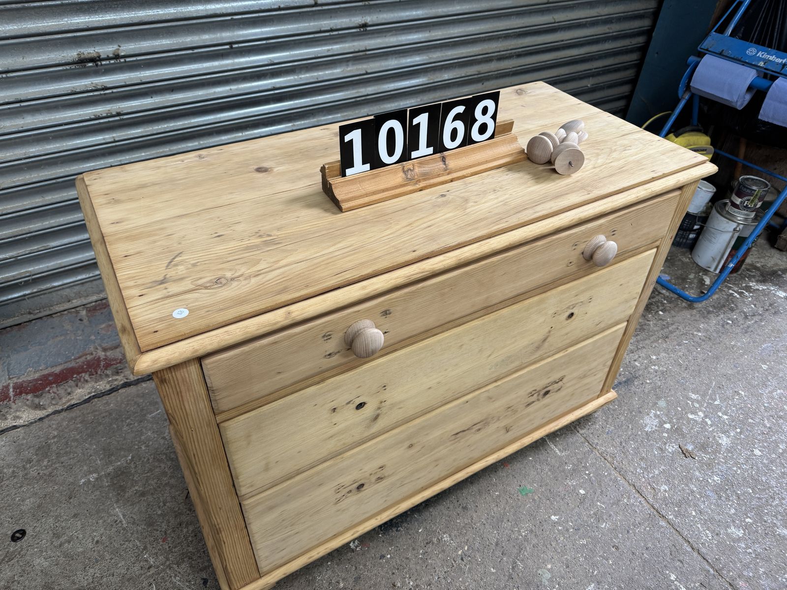 3 Drawer Chest Of Drawers   Antique English Piece photo for sale