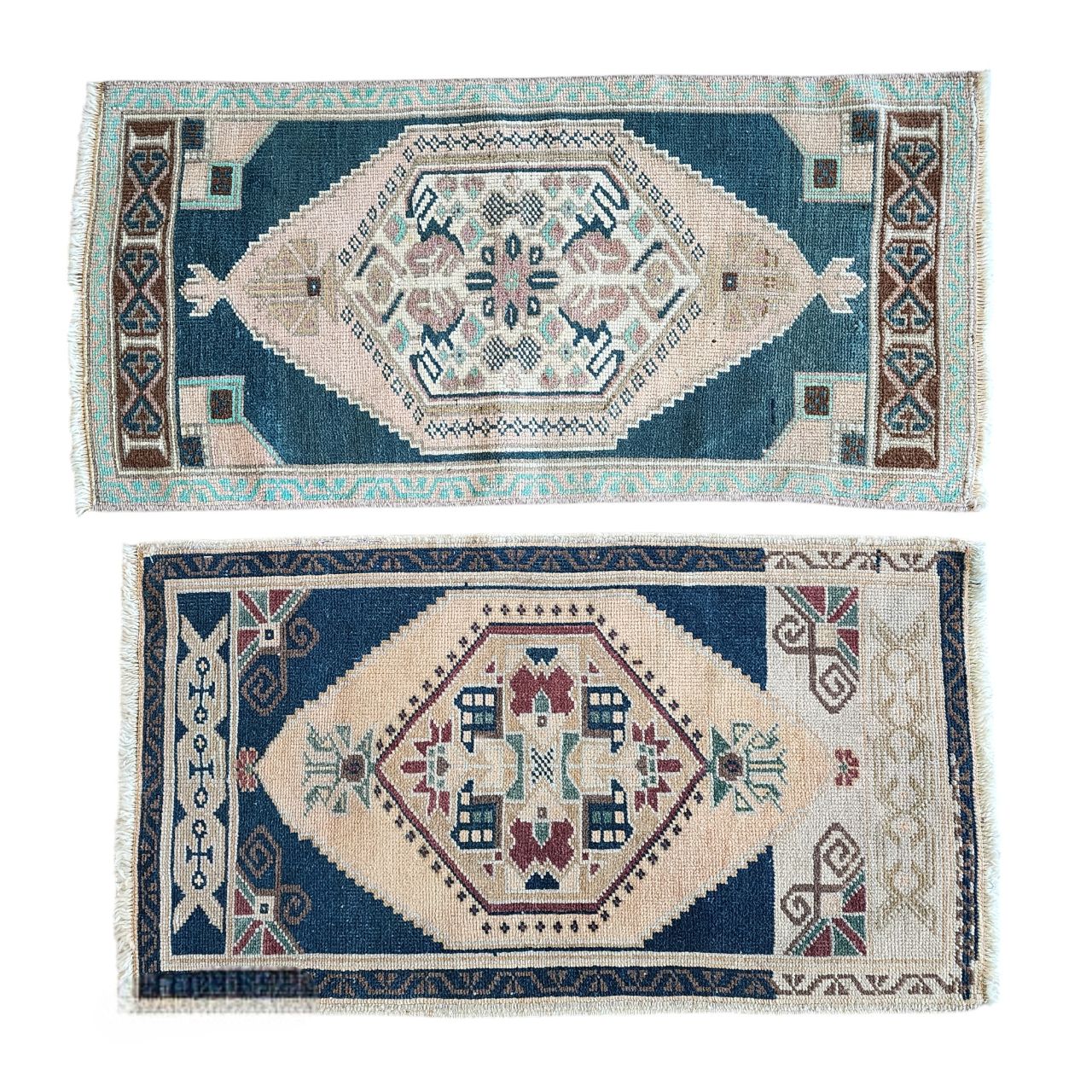 Turkish Small Rug   Set Of Two photo 238.0