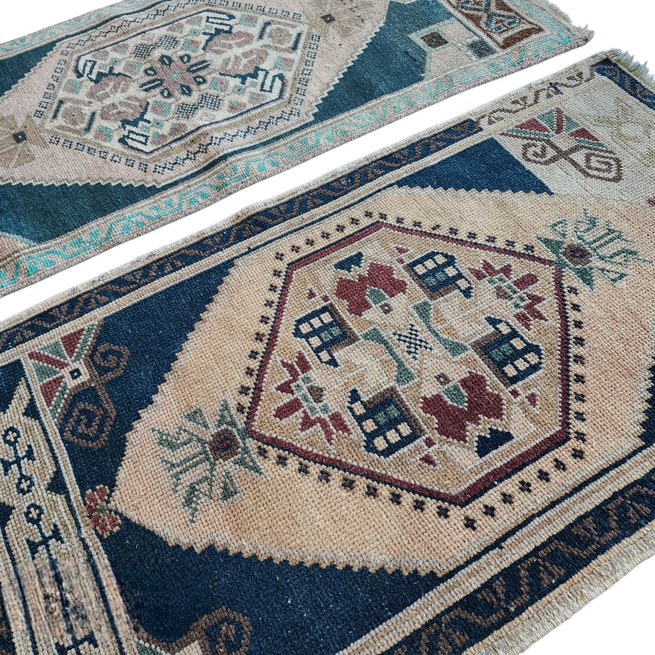 Turkish Small Rug   Set Of Two photo vinterior