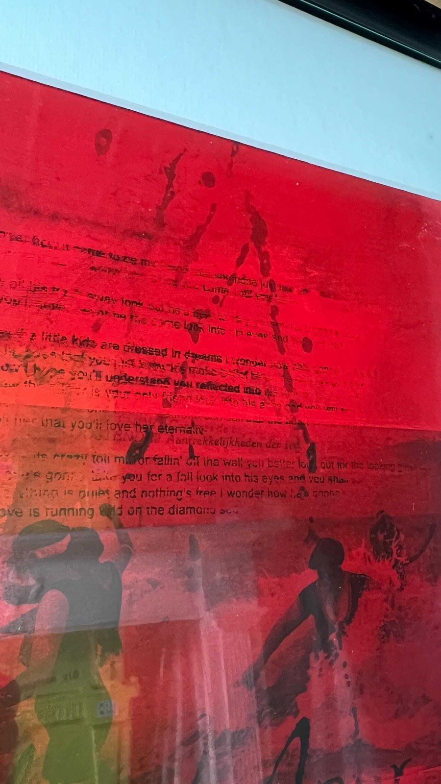 Signed Limited Edition Abstract Print By Natacha Pirnay – Framed photo for sale