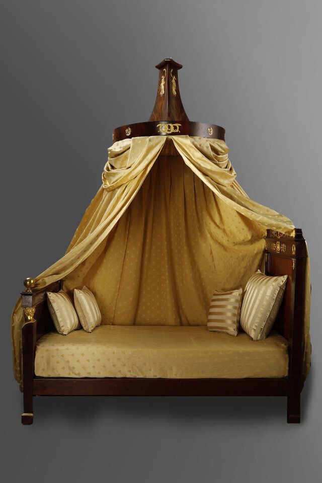 Empire Period Bed With Canopy, 1800s