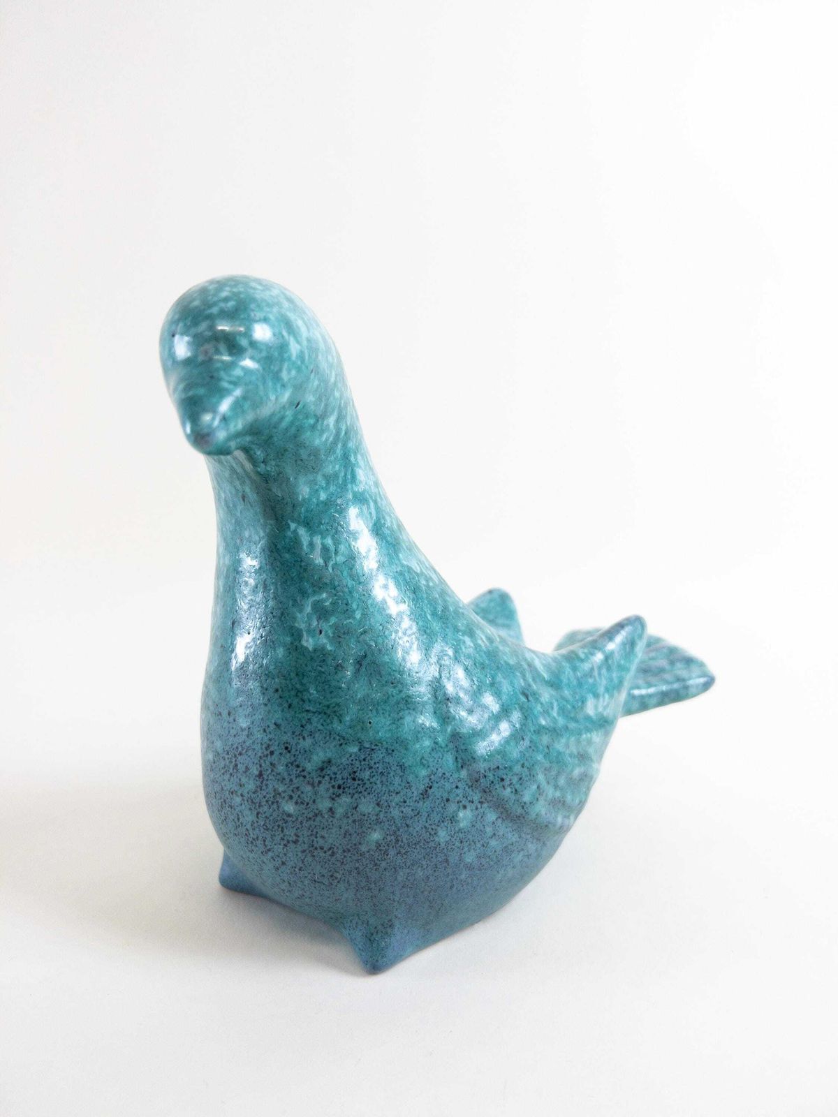 Ruscha Bird Planter   West German Ceramic Planter   Ruscha Art Pottery   Rare photo vintage