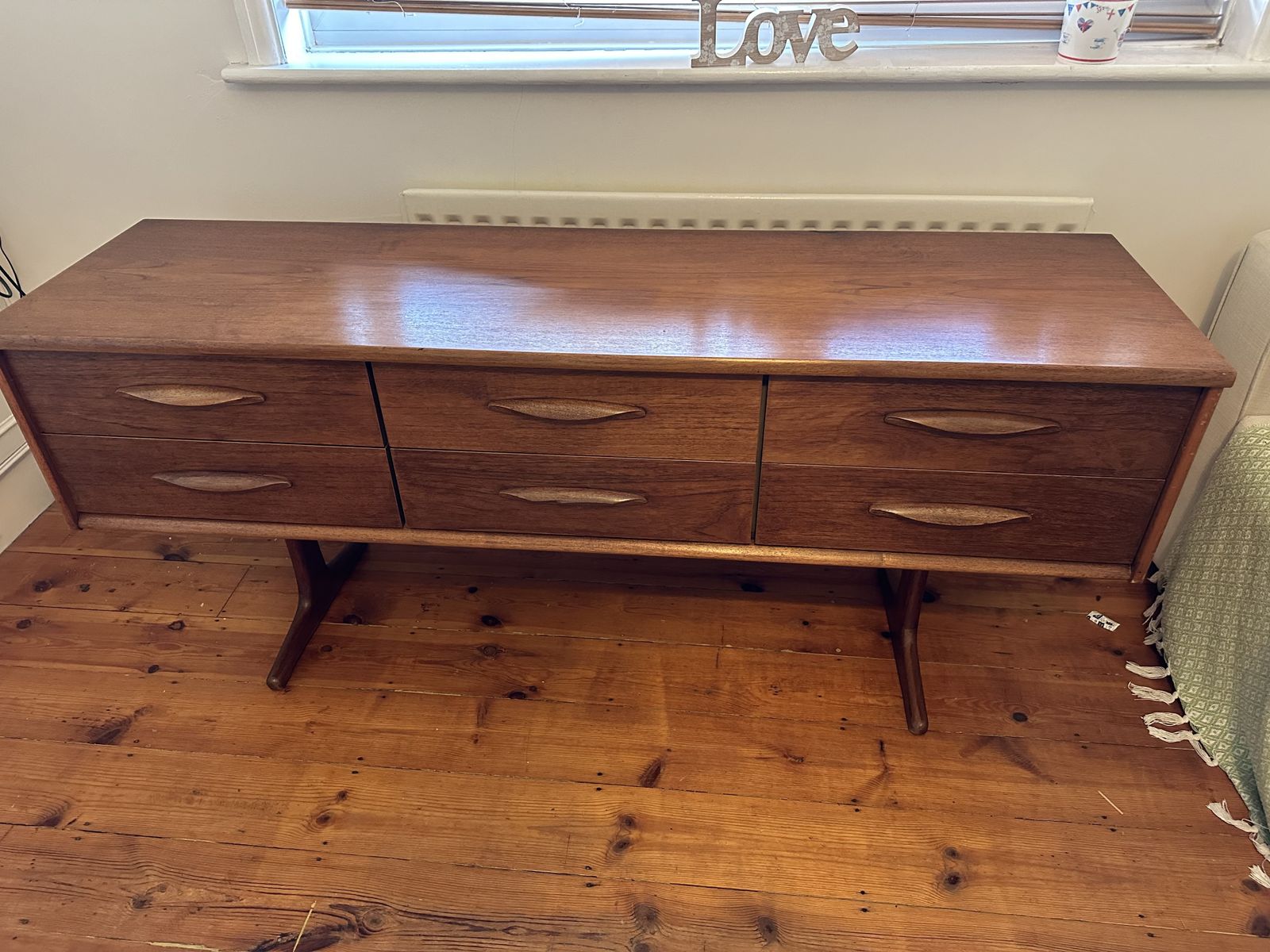 Mid Century Teak Sideboard / Dresser By Frank Guille For Austinsuite