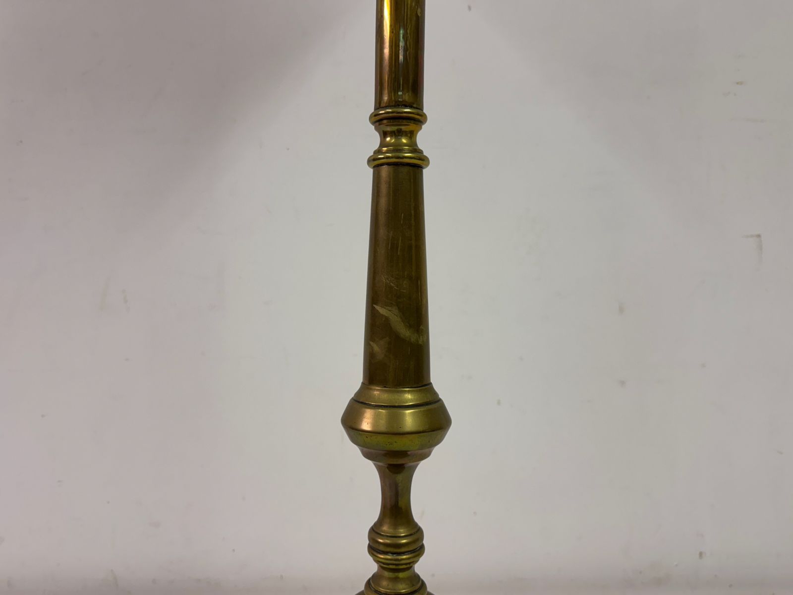 Early 20th Century Brass Floor Lamp photo vintage