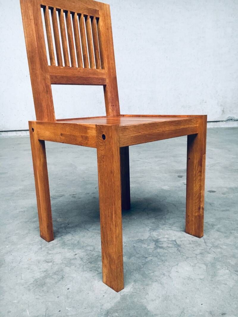 775.0 Postmodern Design Teakhouten Stoel, Frankrijk, Jaren 1990 photo