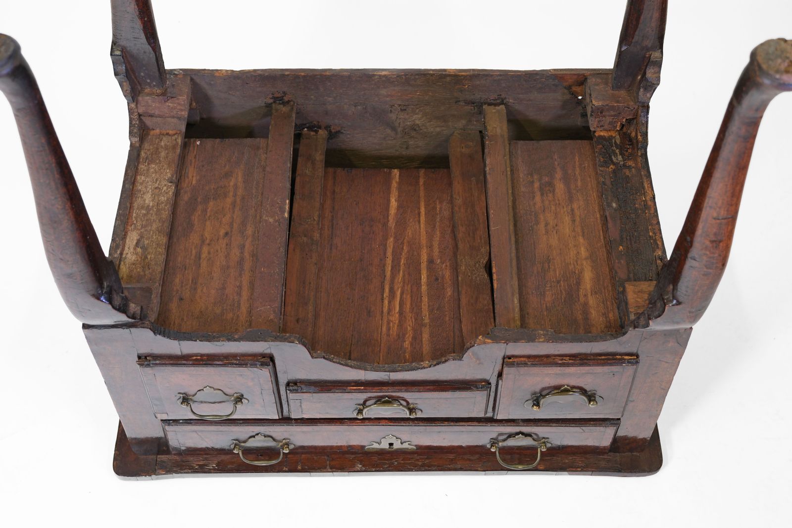 photo vintage Mid 18th Century English Provincial George II Small Lowboy