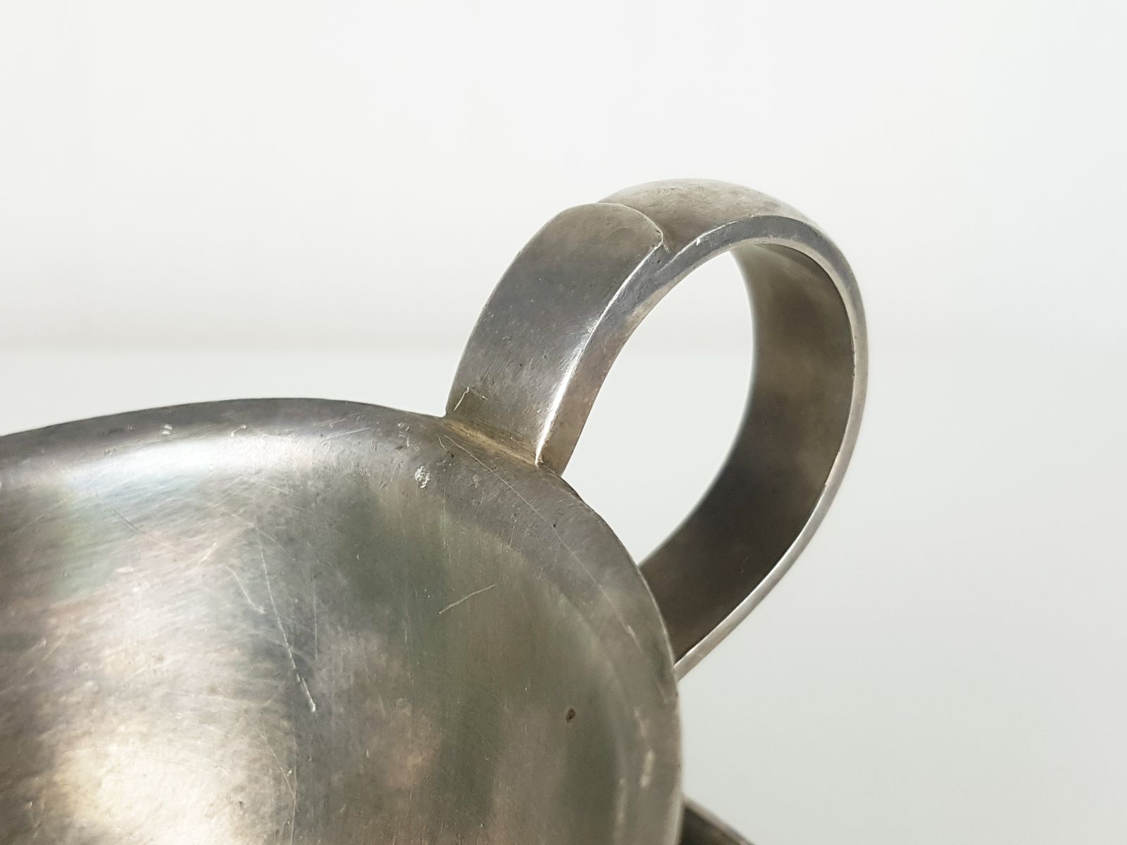 photo for sale Silver Plated Milk Jug And Gravy Boat By Gio Ponti For Calderoni, 1930s, Set Of 2