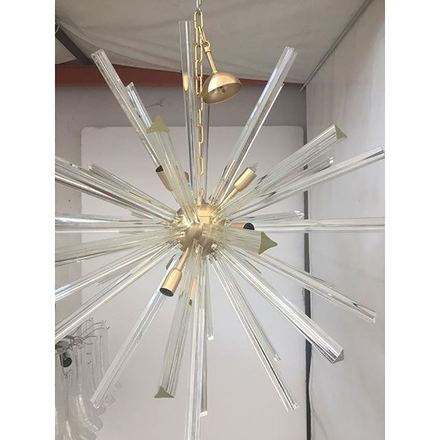 Contemporary Murano Style Glass Sputnik Chandelier photo 5240.0
