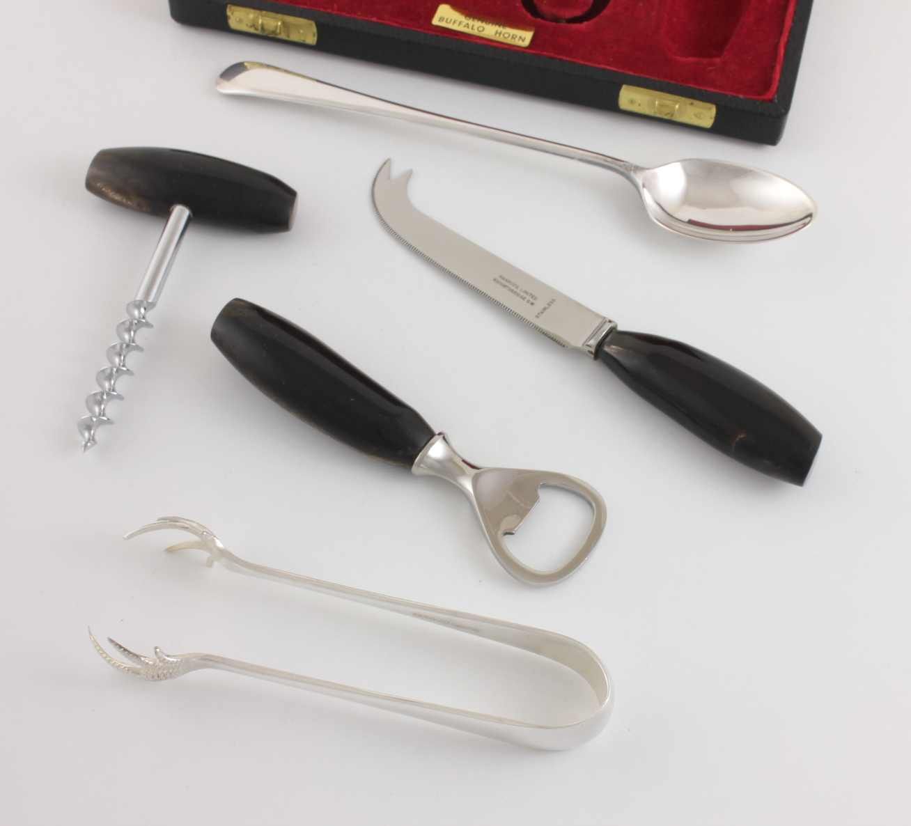 Harrods Bartender Cocktail Tool Accessory Set. Corkscrew, Bottle Opener. photo for sale