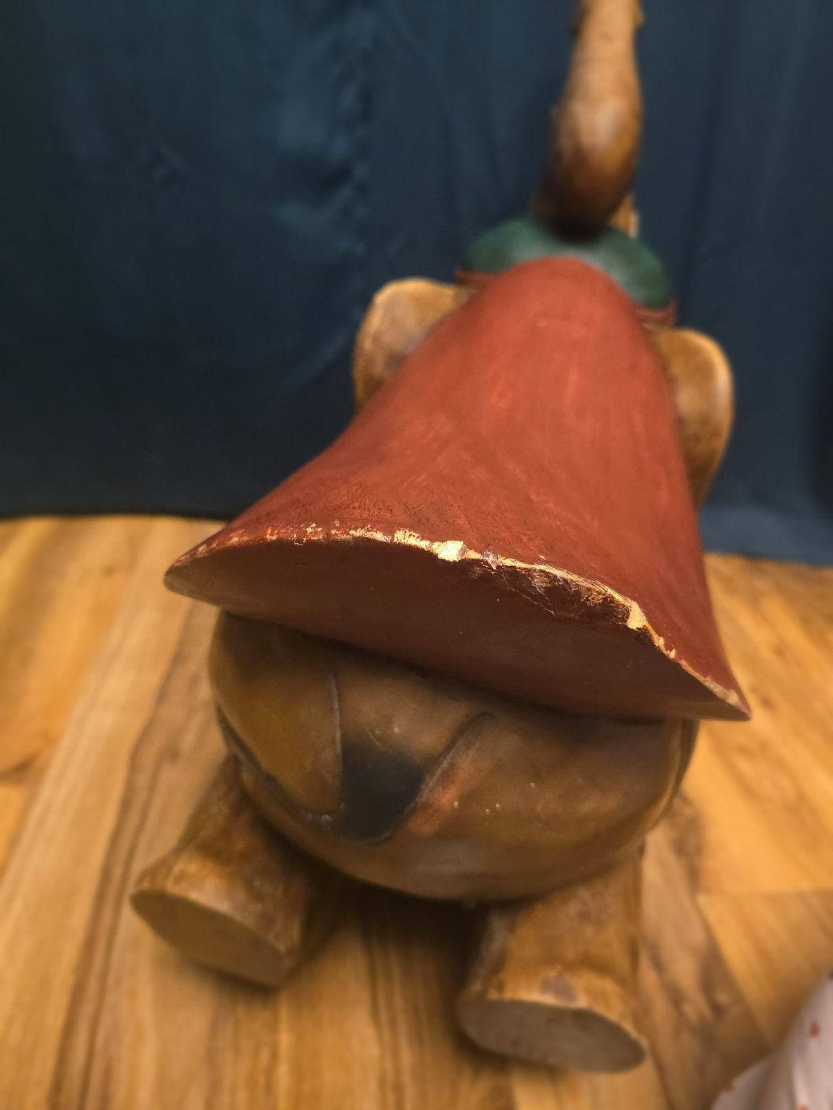 Vintage Indian Wooden Rocking Elephant photo 160.0