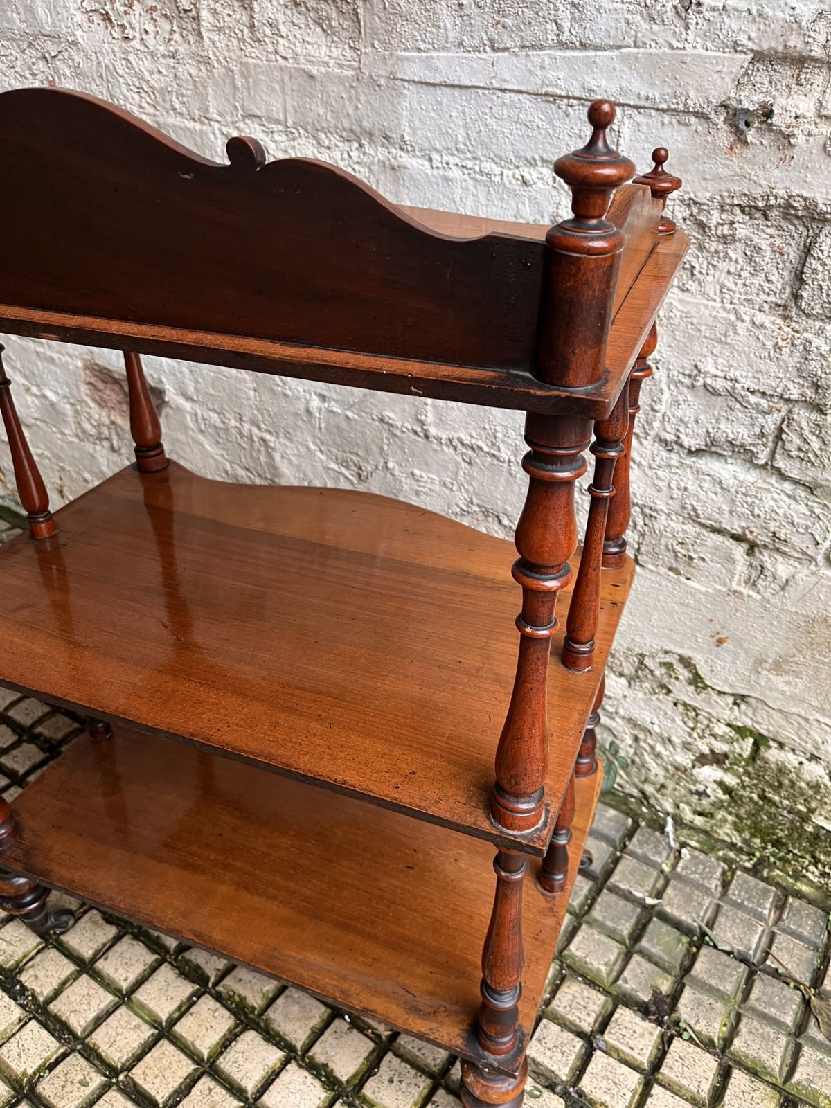 Pretty Victorian Mahogany Whatnot Shelves photo Furniture
