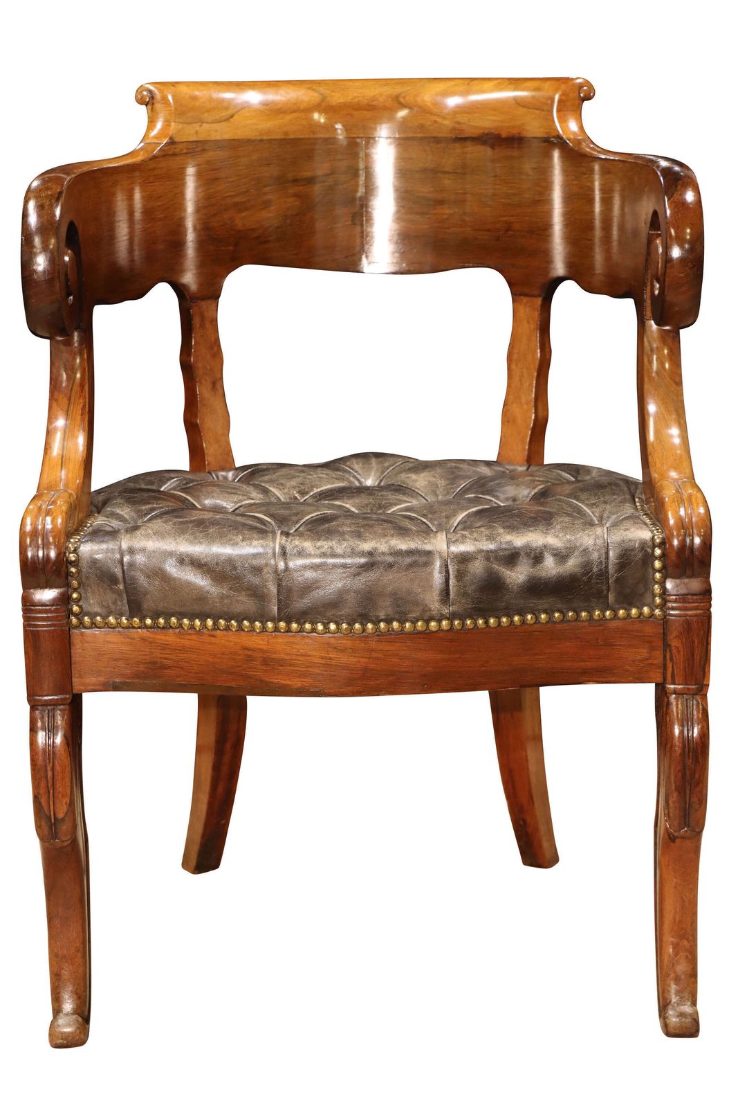 Louis Philippe Rosewood Desk Chair