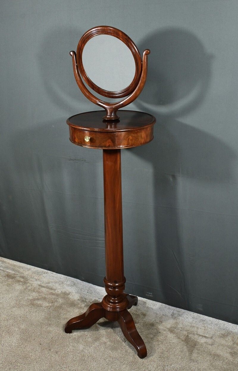 Solid Mahogany Barber Shop, Restoration Period – Early 19th Century photo furniture