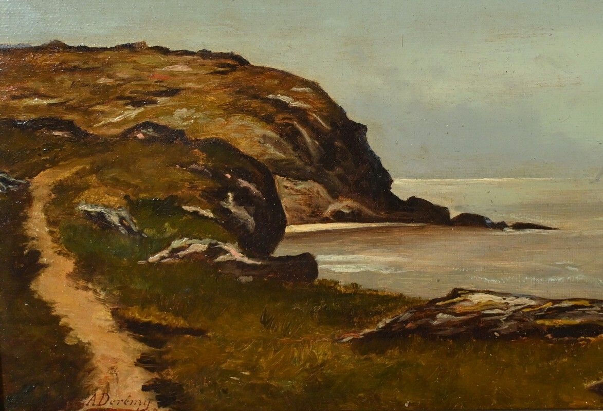 Oil Painting, Signed A.Derémy – 1902 photo buy