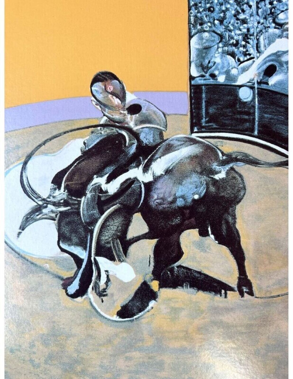 Francis Bacon Feria Nimes Original Serigraphie Large, 1969/1992 photo furniture