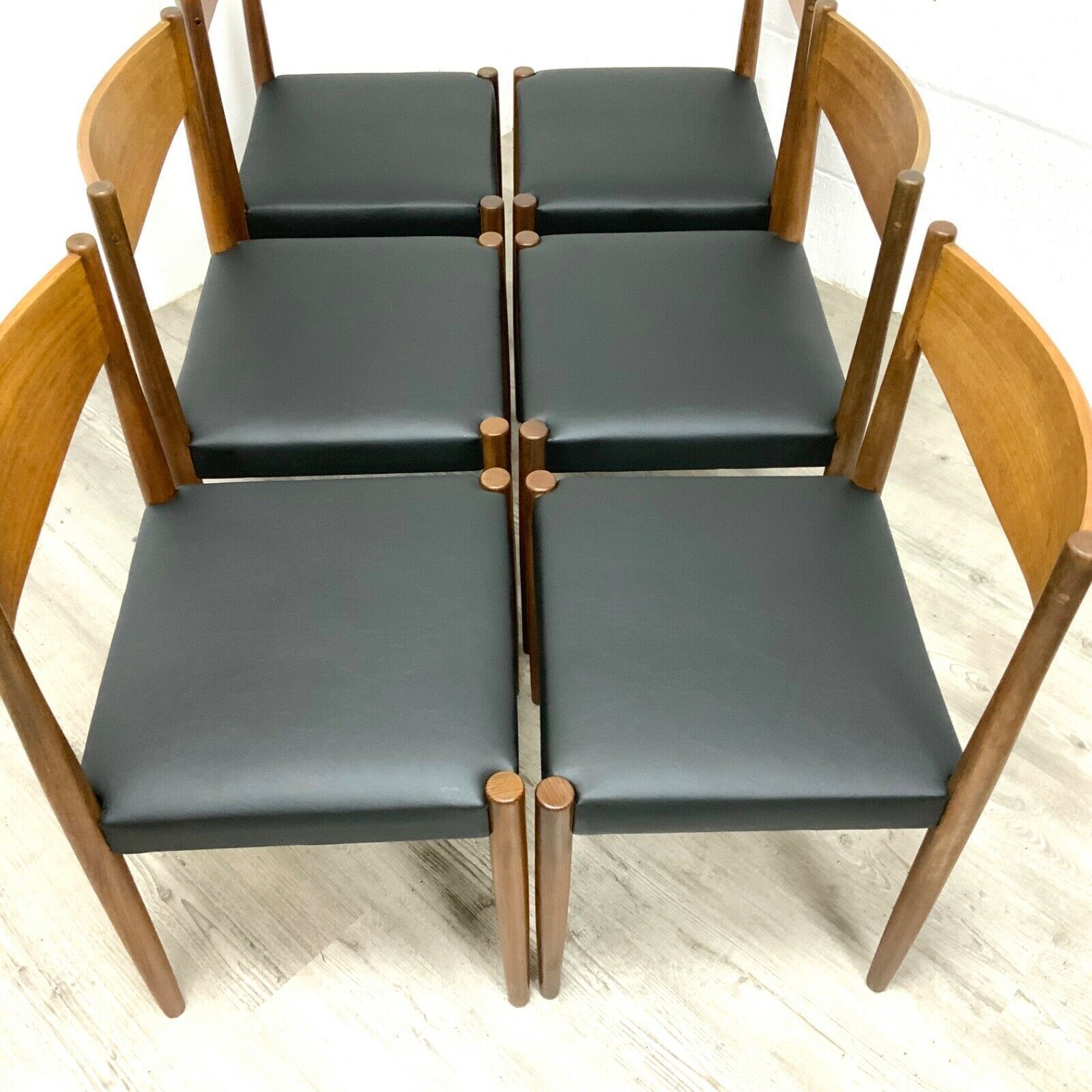 A Set Of 6 (Six) Poul Volther For Frem Rojle Danish Dining Chairs /2 photo vinterior