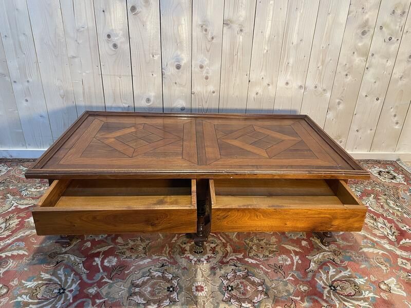 Table Basse Louis XIII Marqueté photo vinterior