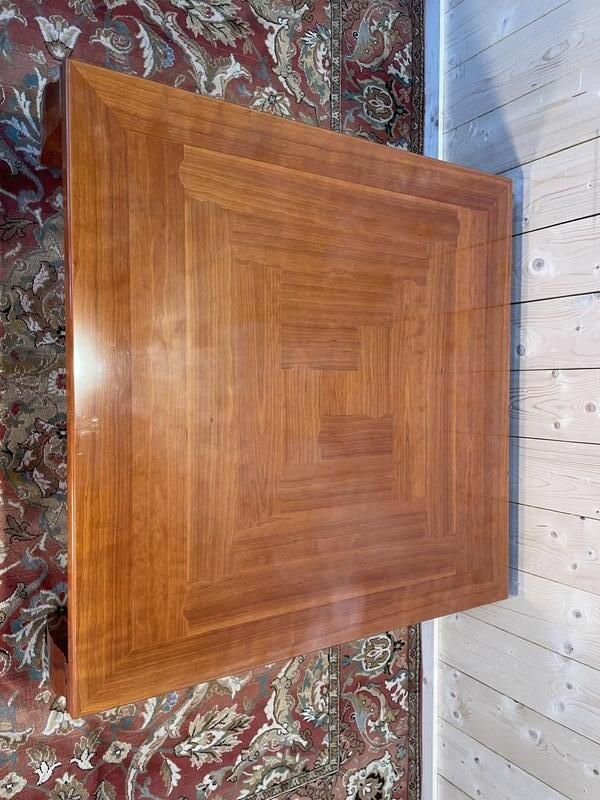 Table Basse En Merisier Léon Krier Pour Giorgetti photo for sale