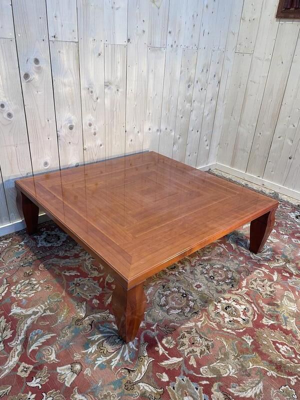 Table Basse En Merisier Léon Krier Pour Giorgetti photo vintage