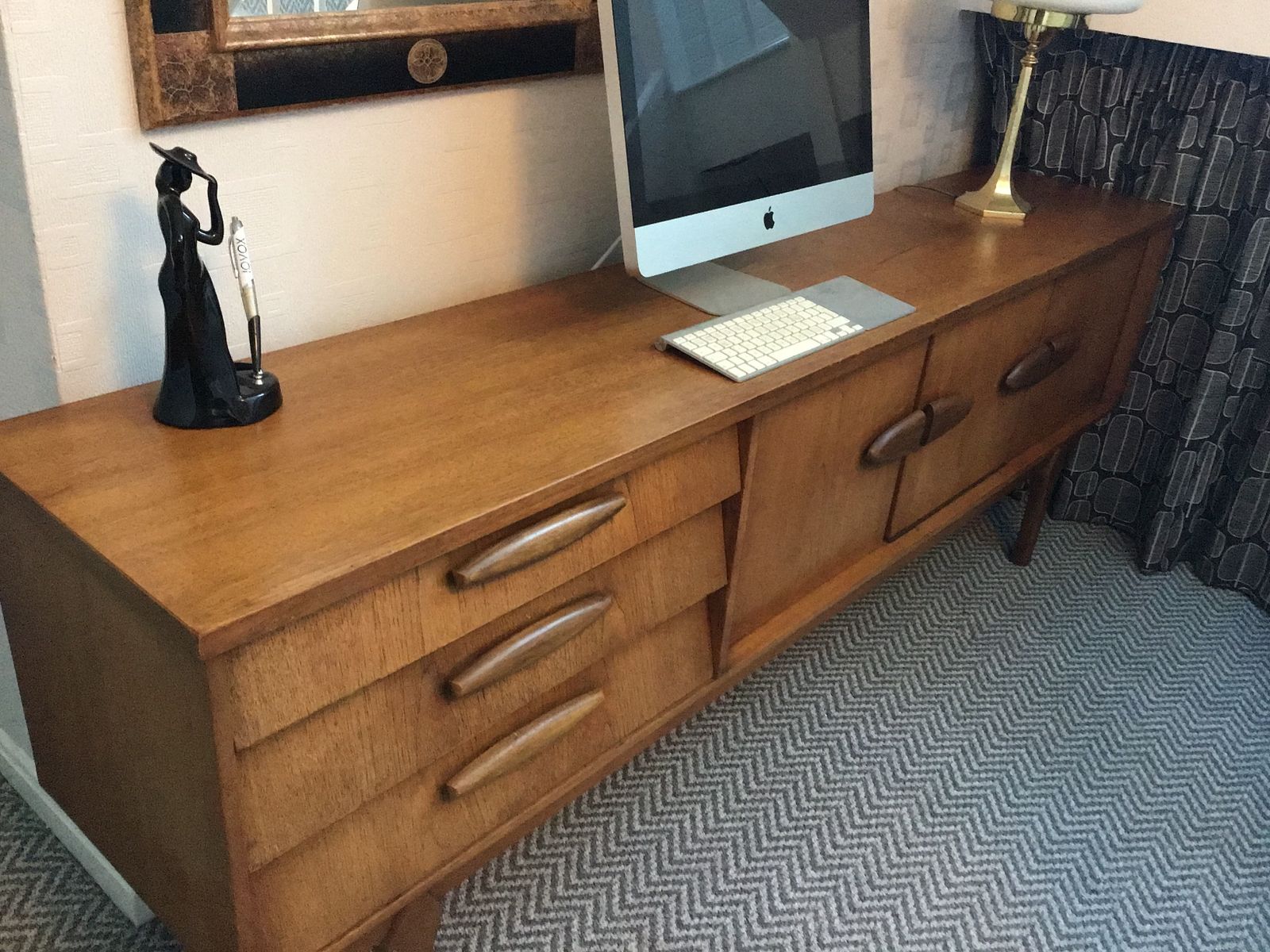 Superb Condition Pre Loved Over 60 Years Mid Century Sideboard.  Probably McIntosh But Unlabelled. photo furniture