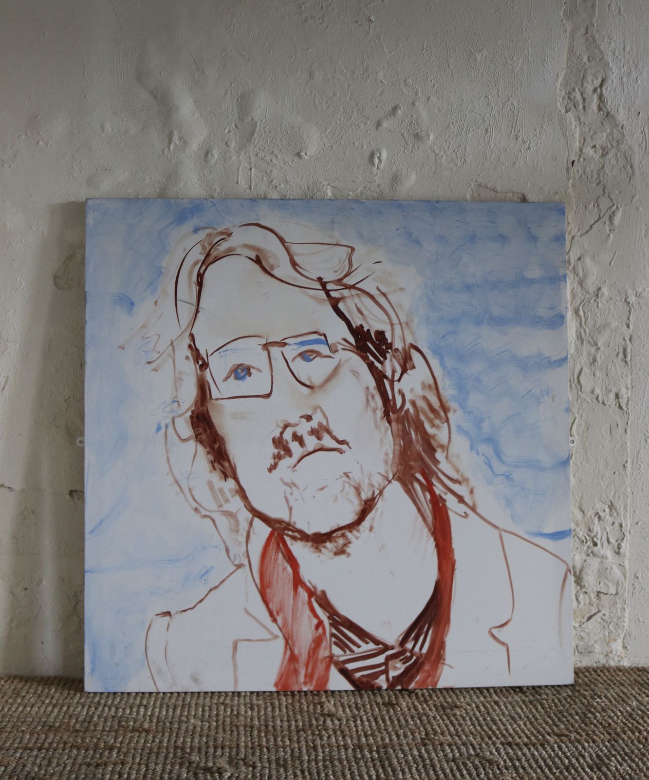 Portrait Of A Man Oil On Canvas