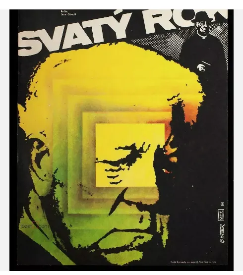 Jean Gabin Collection 3 X Movie Poster, Original Outstanding Czech Designers photo Art