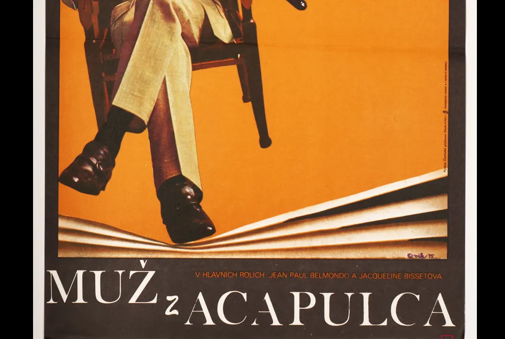 172.0 Jean Paul Belmondo Collection 4 X Movie Posters Original Czech Poster Art Vol.2 photo