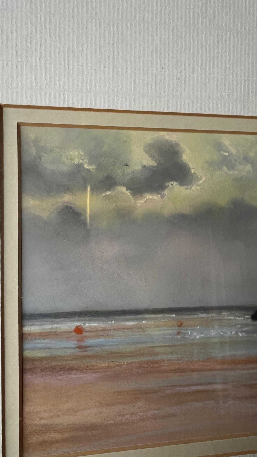 Signed Watercolour Painting Of The Wreck In Brancaster, Norfolk – Nautical And Military Collectible photo Art