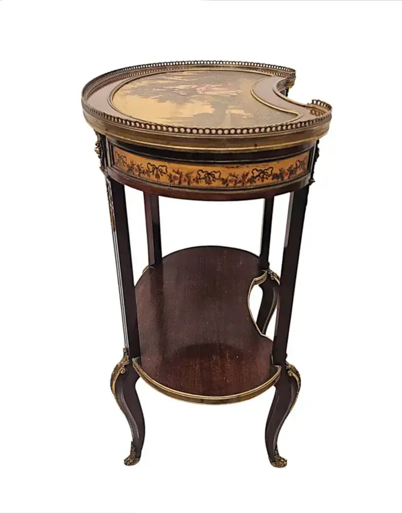 A Very Rare 19th Century Vernis Martin Lamp Or Occasional Table photo 3269.1236