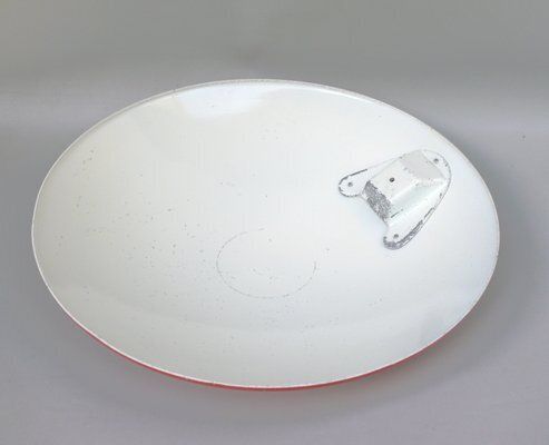 8243.3 Extraordinary Orange And Light Beige Outdoor Mushroom Lamp From Bega, 1950s photo