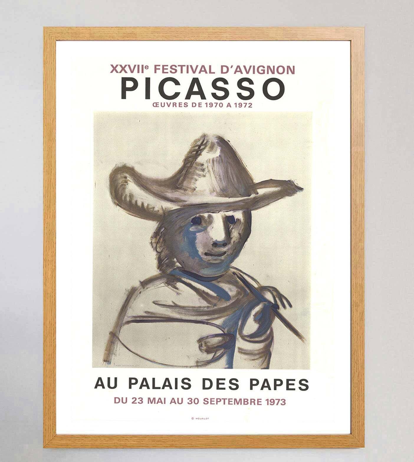 Pablo Picasso   Festival D'avignon Original Vintage Poster photo Art