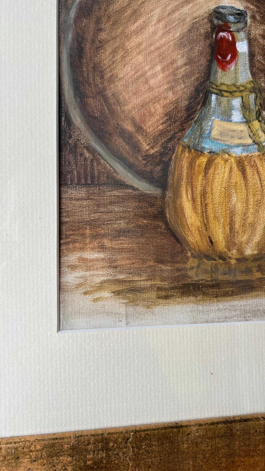 Still Life Oil Painting Signed By A. Rogers   Framed & Glazed photo Art