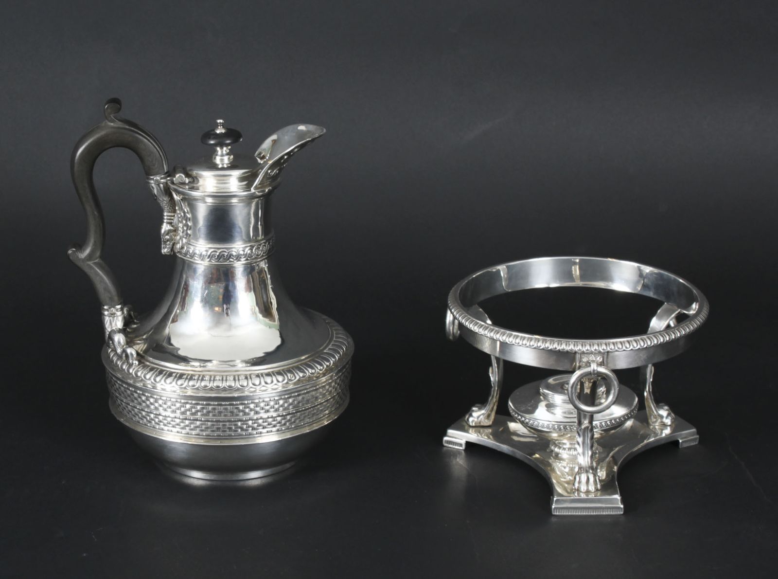 11750.0 Antique Paul Storr Sterling Silver Coffee Biggin On Stand 1809 19th C photo
