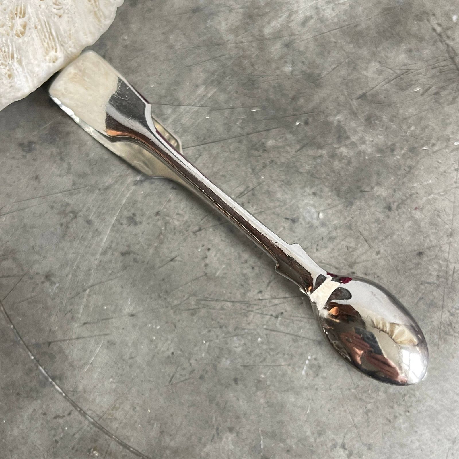 Antique Solid Silver Fiddle Pattern Tongs. Victorian Silver Tongs. London Hallmarked photo Home Decor