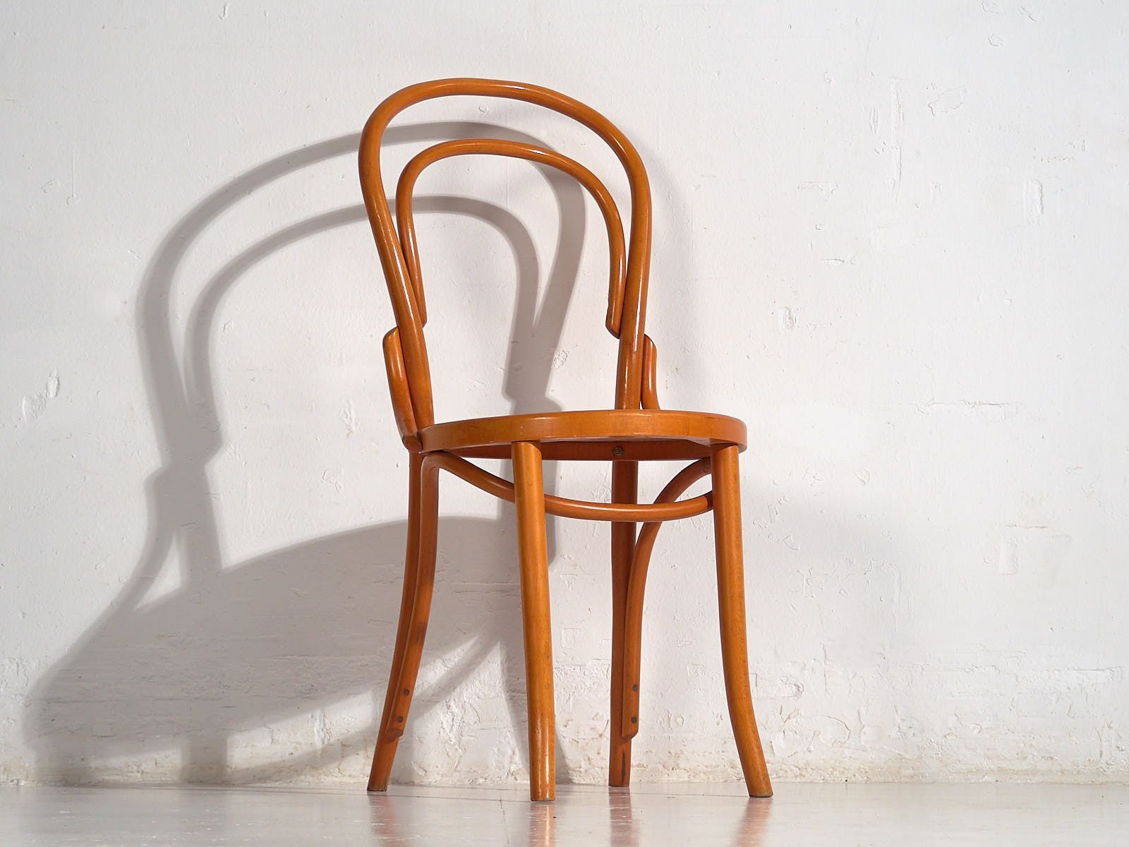 Antique Thonet Chairs (C.1920). Set Of 4 Pieces #5 photo vintage