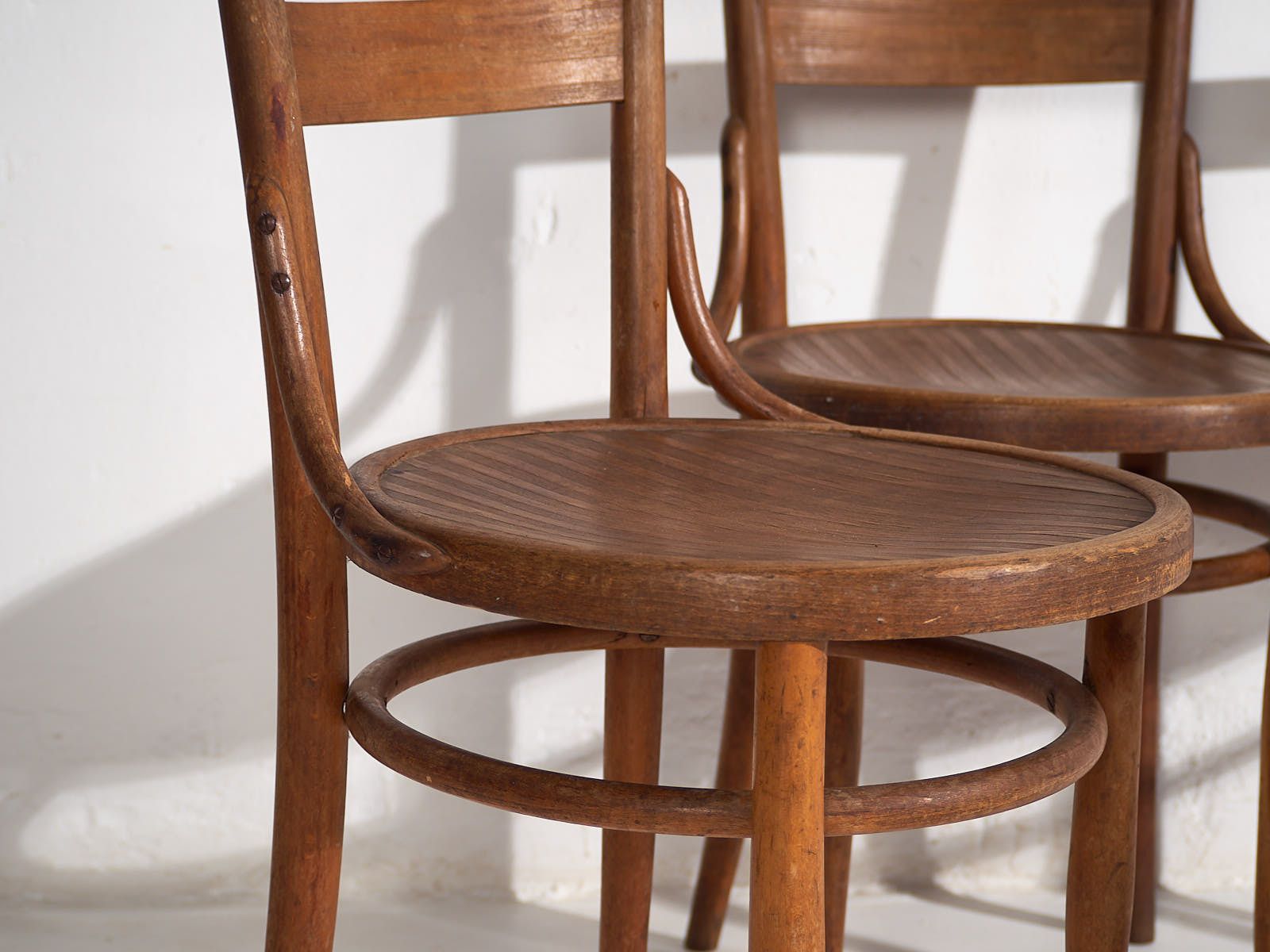 Antique Set Of Thonet Chairs (C.1920). Set Of Four Pieces #1 photo for sale