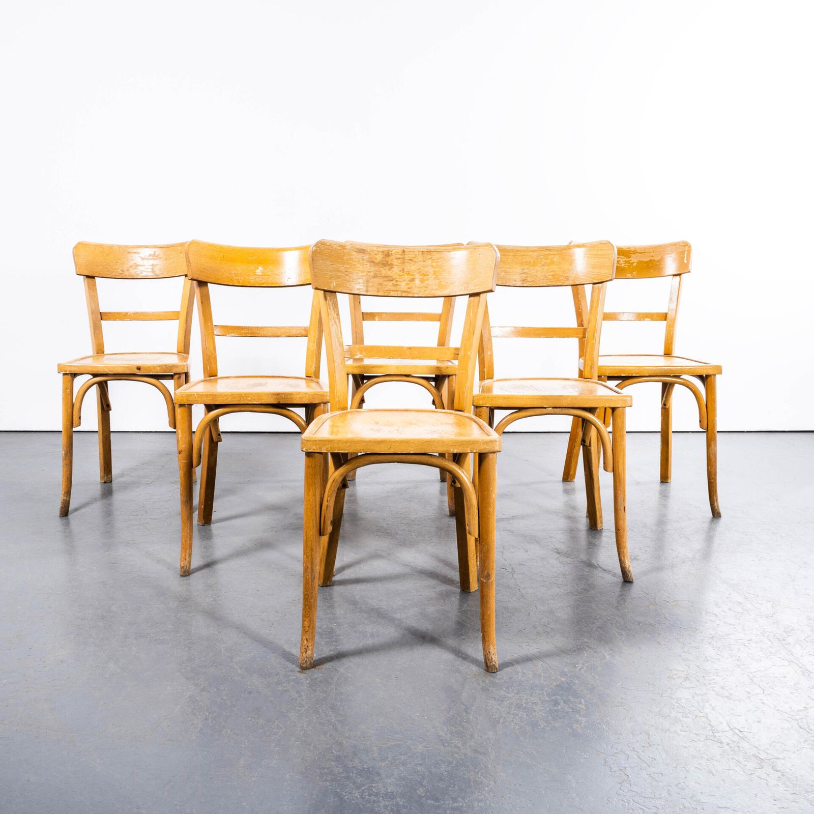 1950’s Blonde Farmhouse Chair With Framed Seat – Small Batch Available photo for sale
