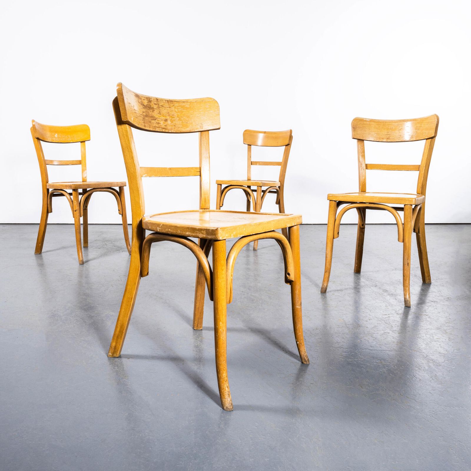 1950’s Blonde Farmhouse Chair With Framed Seat – Small Batch Available photo 150.0