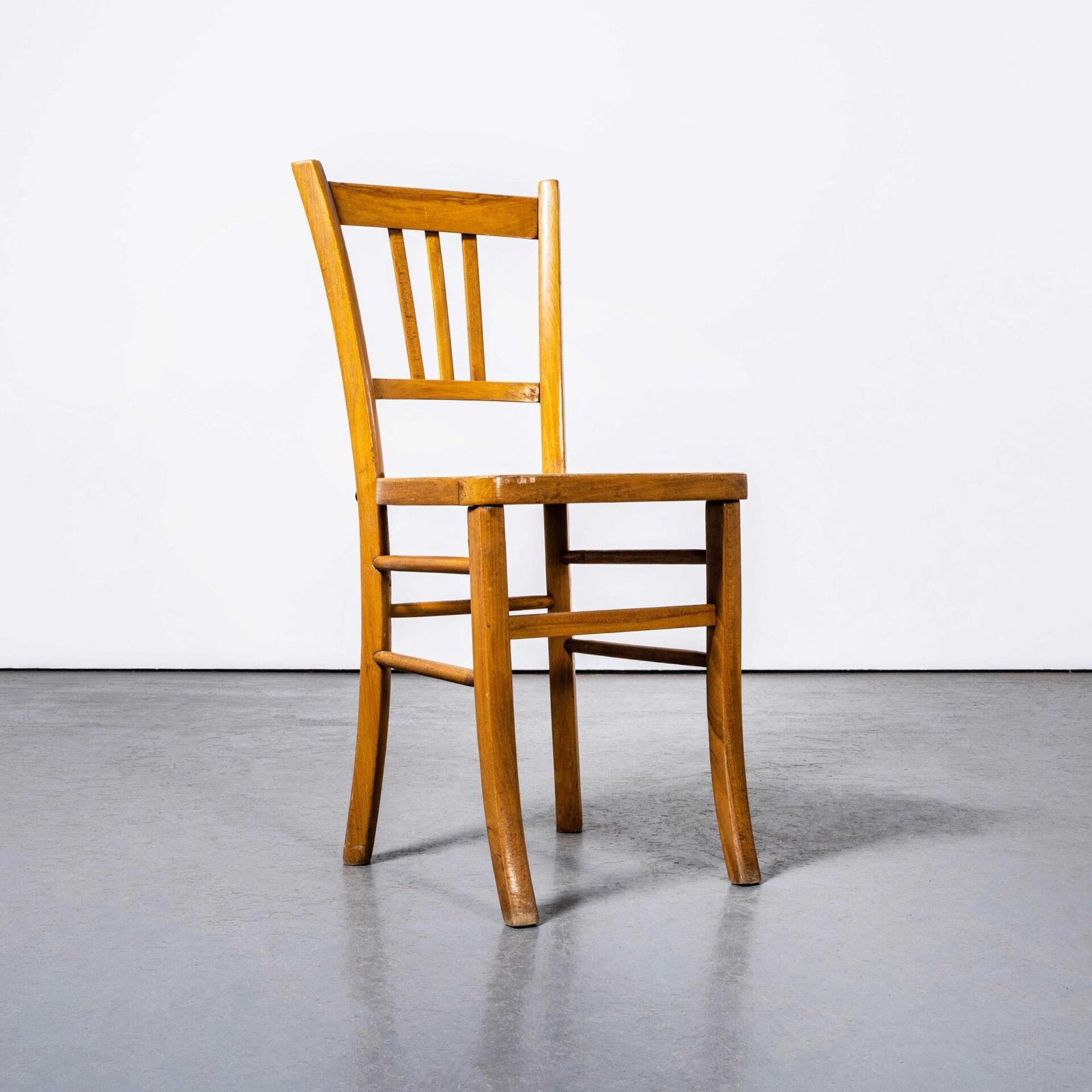 1950’s Blonde Farmhouse Dining Chairs With Square Legs – Set Of Six photo buy