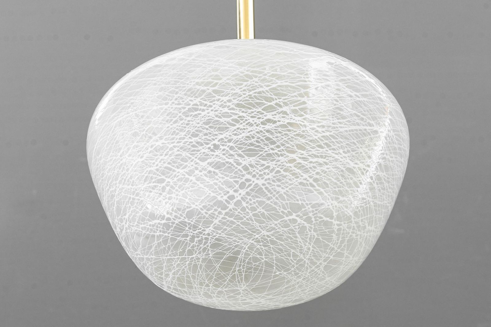 Lighting 4 Pendants With Glass Shades Vienna Around 1950s photo