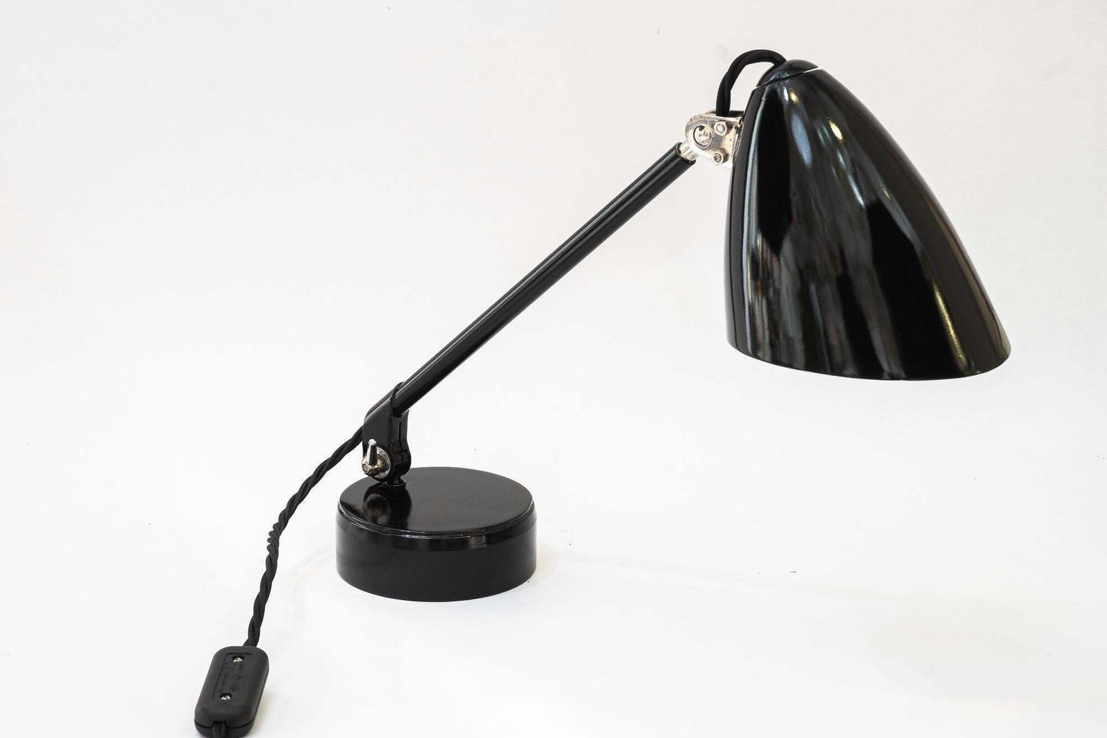 Rare Model Of A Swiveling Art Deco Table Lamp Vienna Around 1920s photo for sale
