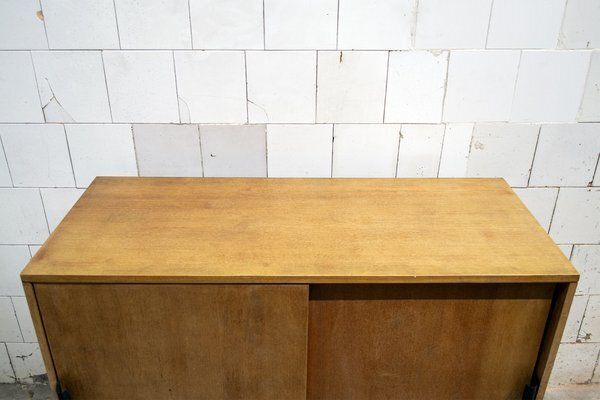 Sideboard In Wood And Iron By Leonardo Fiori For Isa Bergamo, Italy, 1950s photo Furniture
