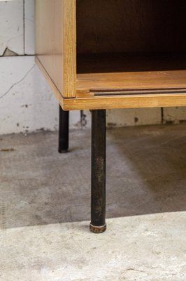 Sideboard In Wood And Iron By Leonardo Fiori For Isa Bergamo, Italy, 1950s photo vinterior