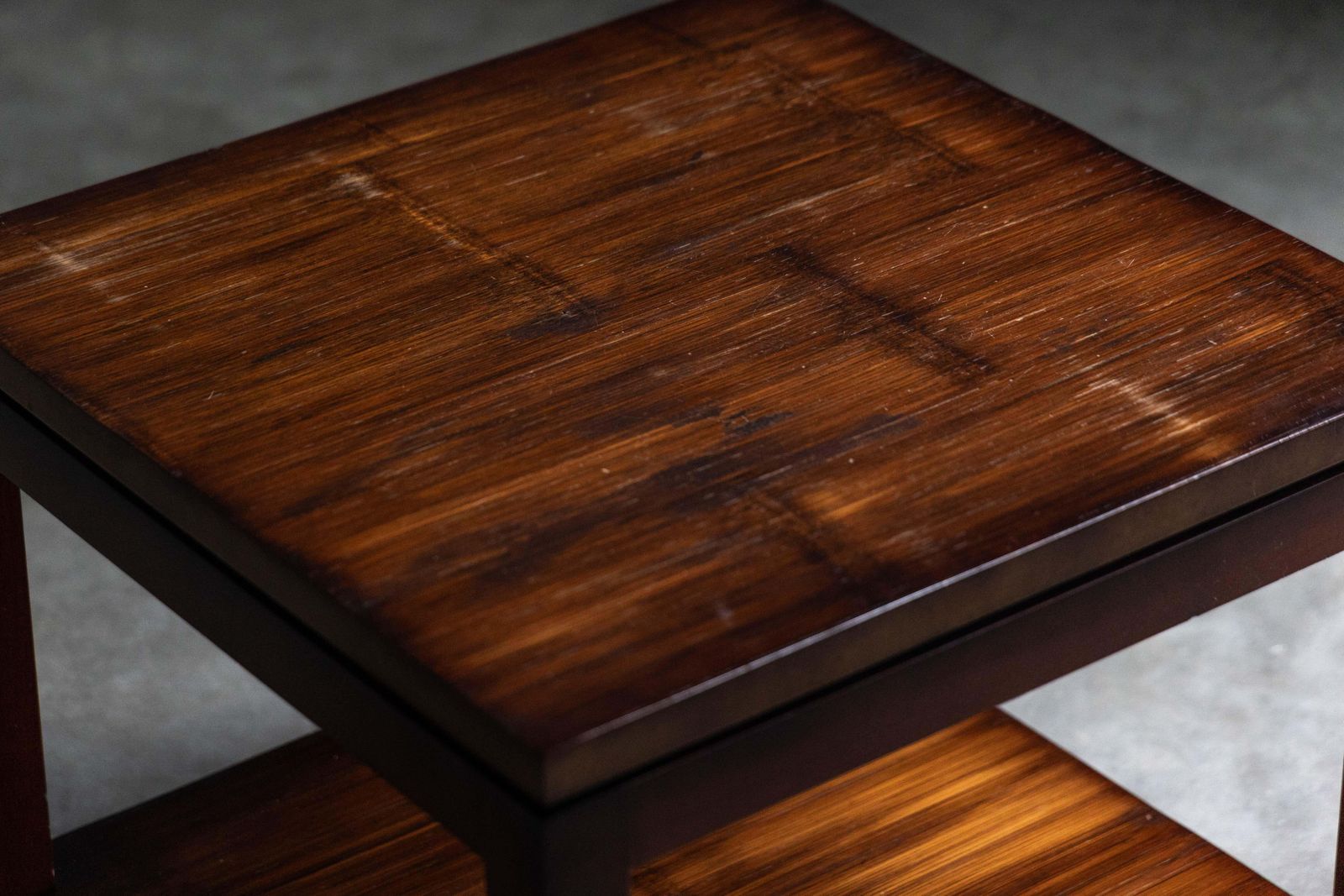 Bamboo Side Table By Axel Vervoordt, Belgium, 1980s photo 1543.0