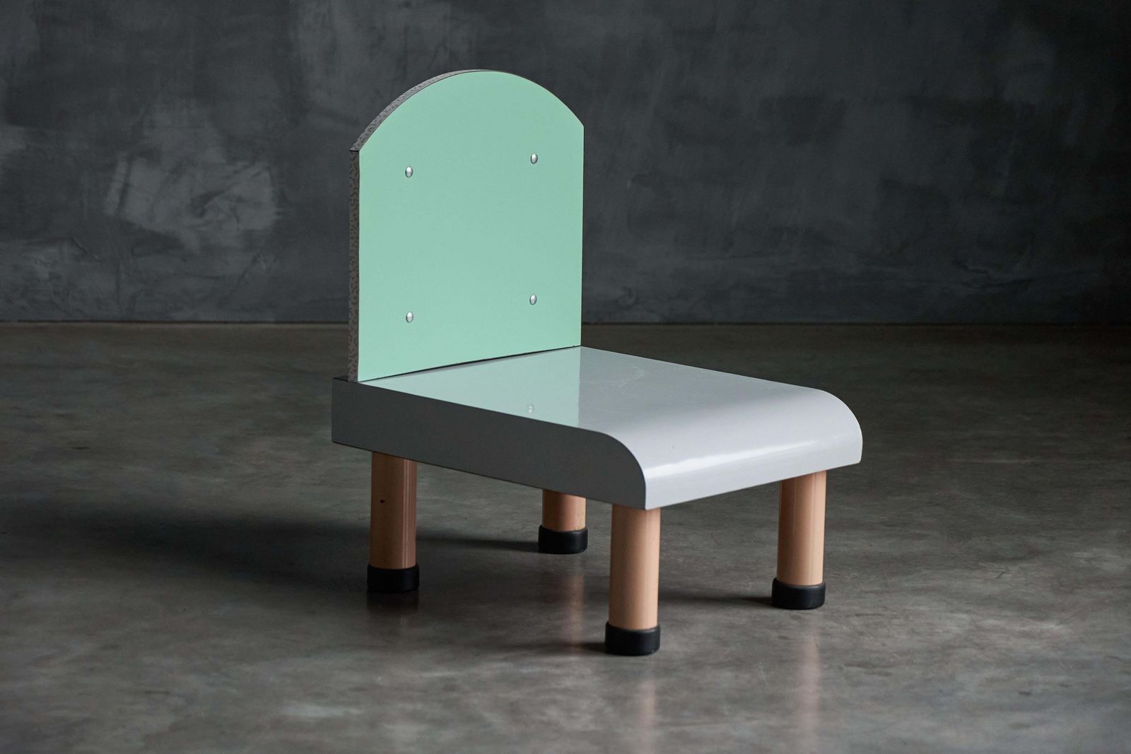 Sottsass Inspired Memphis Milano Chair, Italy, 1980s photo furniture
