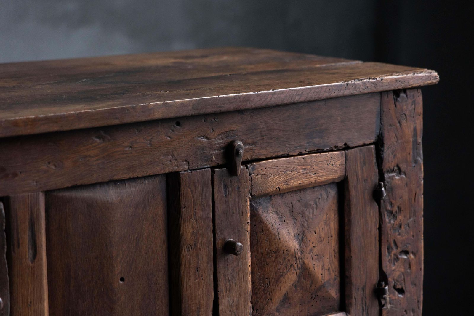 Rustic Folk Art Cabinet, France, 19th Century photo Furniture