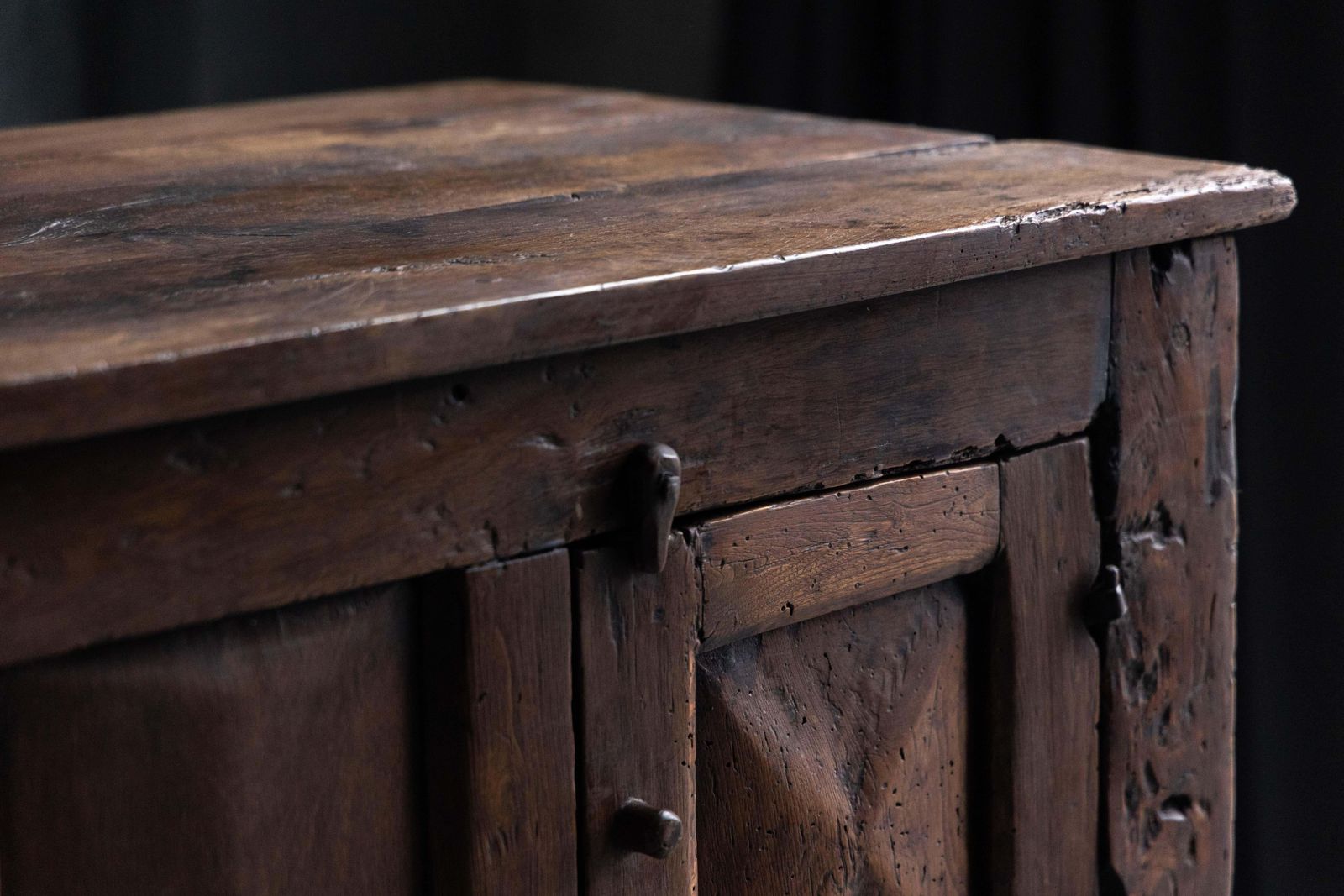 photo for sale Rustic Folk Art Cabinet, France, 19th Century