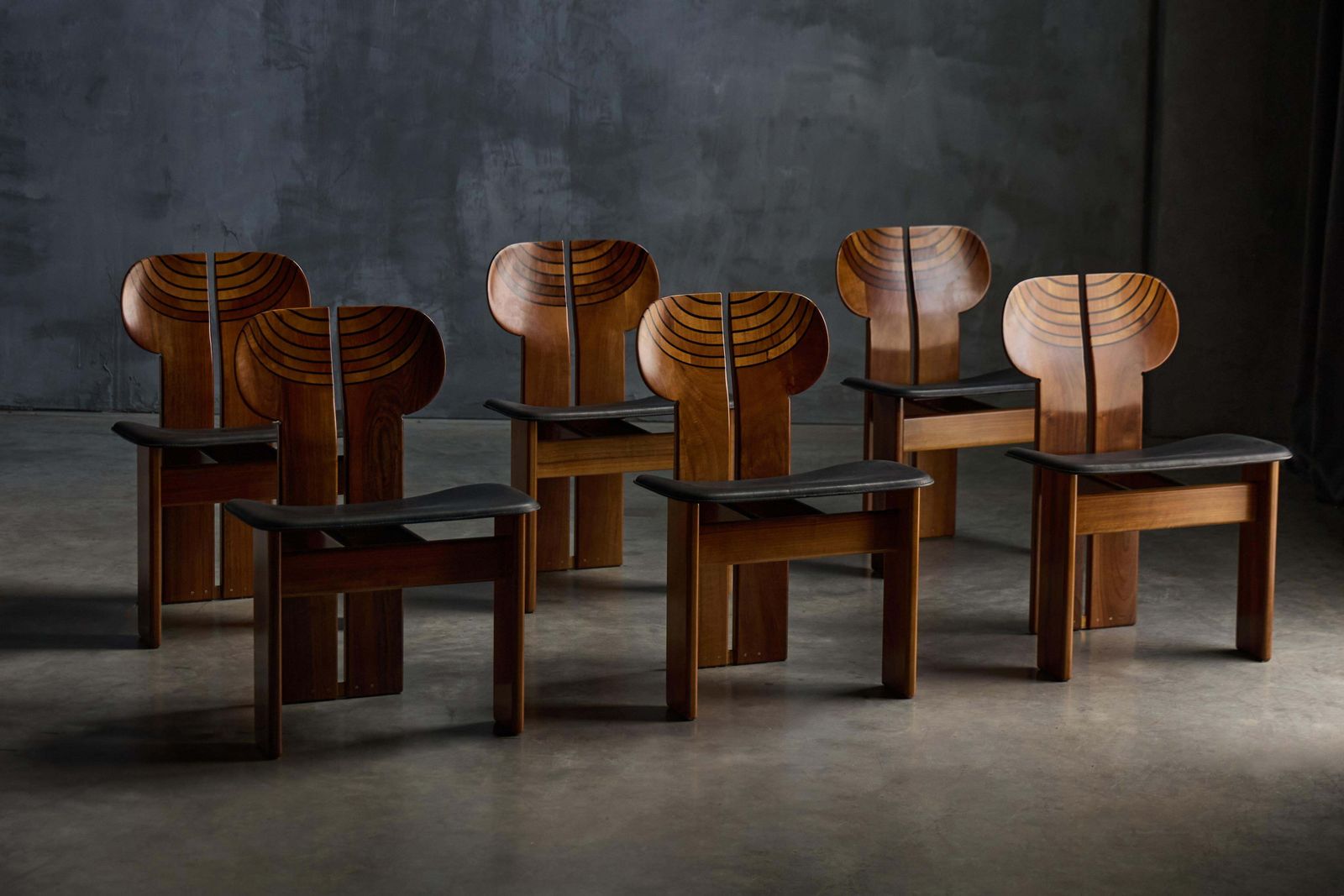 Dining Chairs 'Africa' By Afra & Tobia Scarpa For Maxalto, Italy, 1970s photo furniture