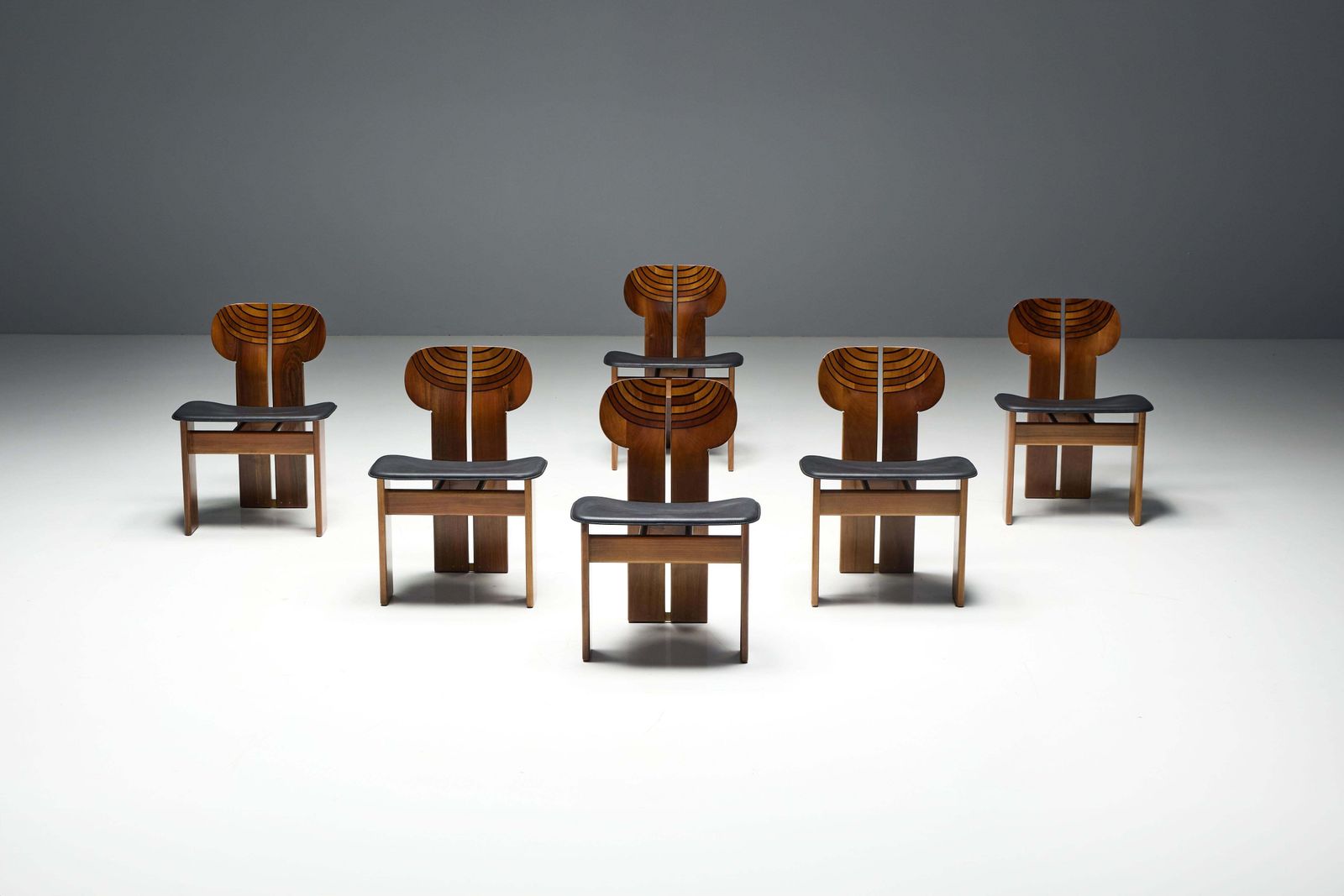Dining Chairs 'Africa' By Afra & Tobia Scarpa For Maxalto, Italy, 1970s photo Furniture