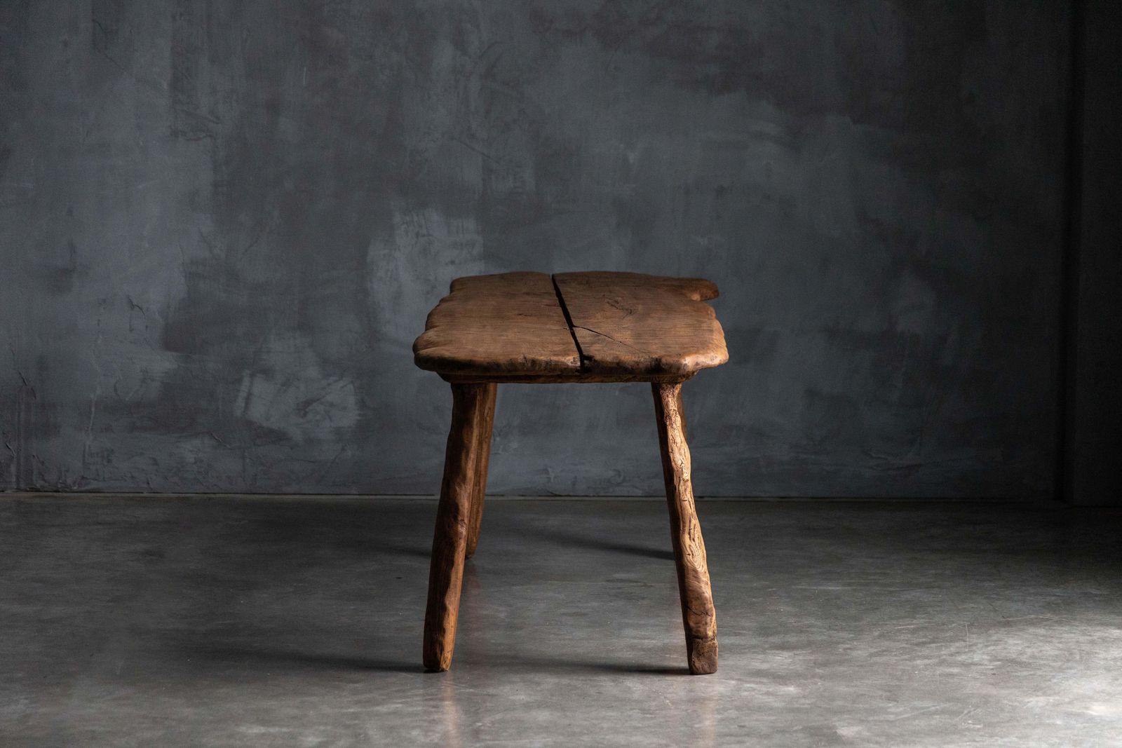 Furniture Organic Wabi Sabi Table, France, 1970s photo